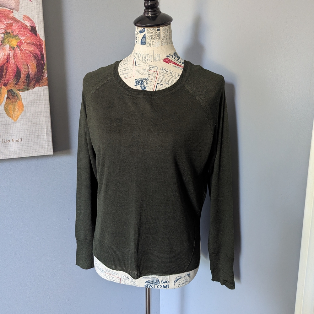 Zara Knit Forest Green Sweater